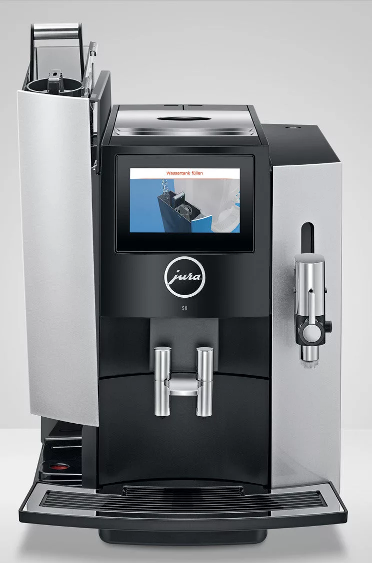 --Jura S8 Moonlight Silver Espresso Machine