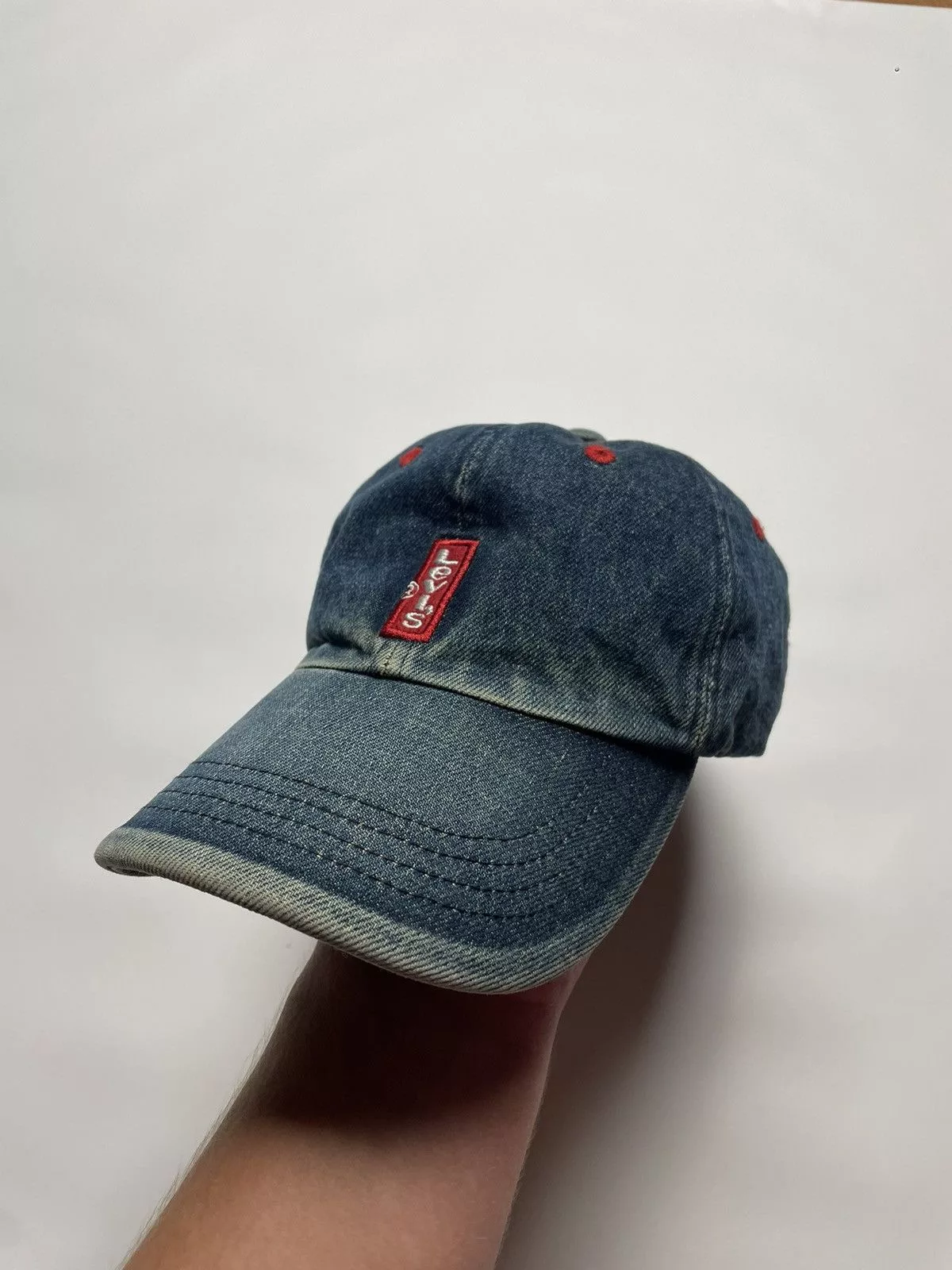 Levi's Hats Levi's × Levi's Vintage Clothing × Vintage Vintage Levi’s Denim Cap Blue