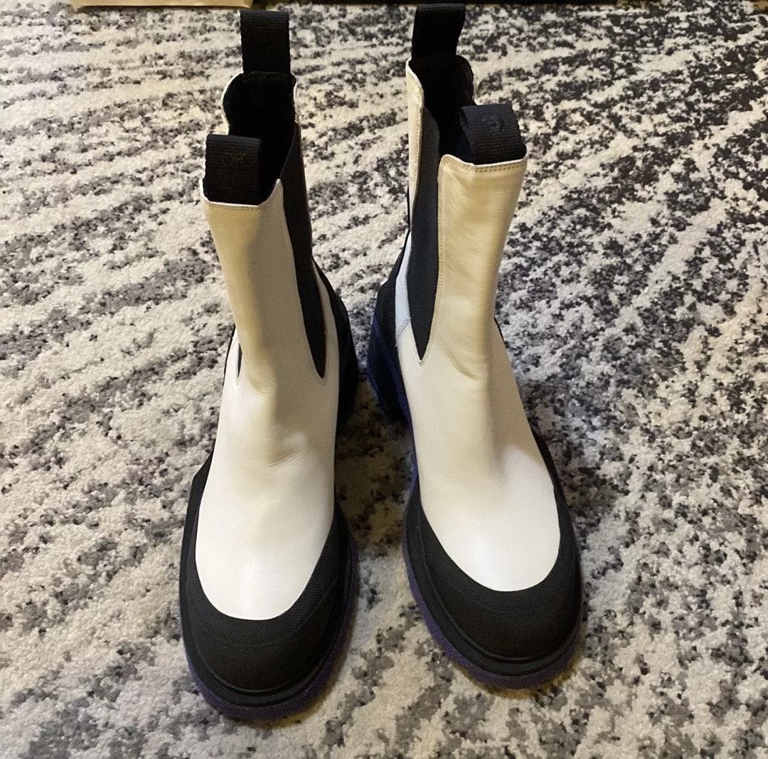 Off-White Boots OFF-WHITE Sponge Sole Chelsea Boot - White Violet size 39 Multi