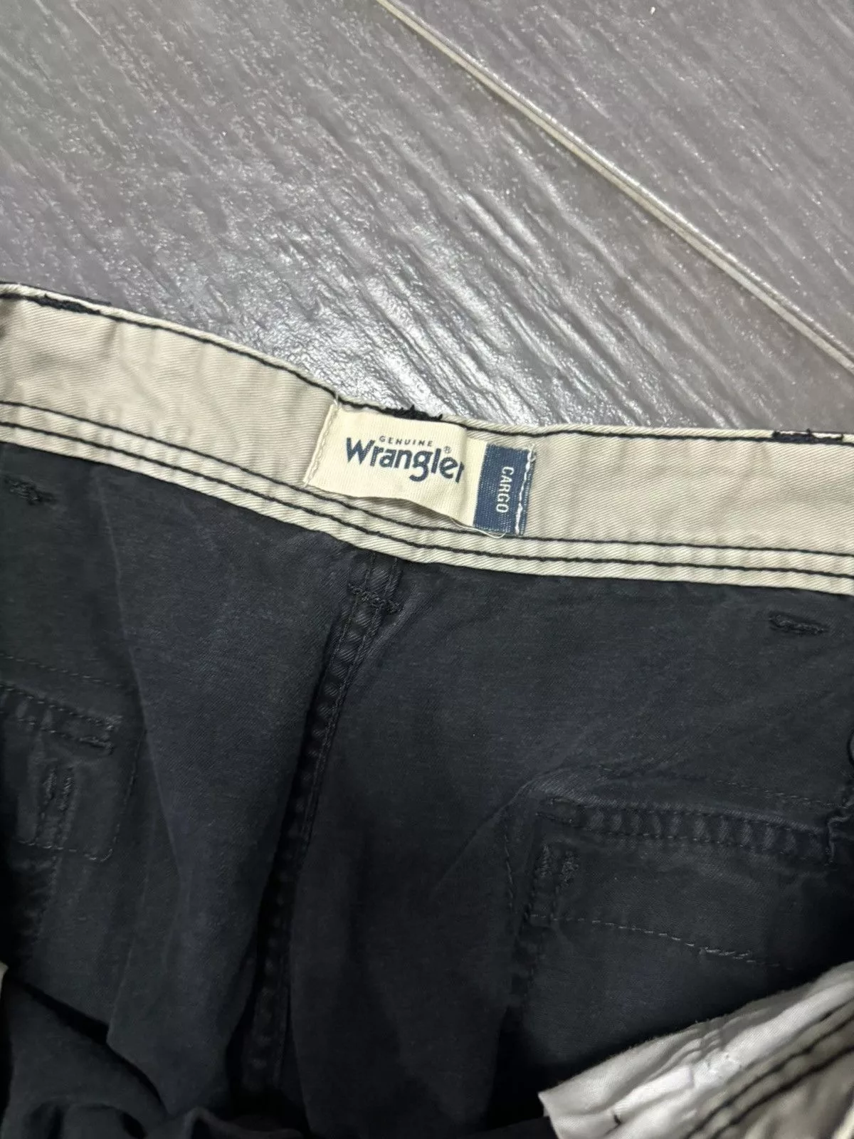 Wrangler Casual Pants WRANGLER CARGO PANTS Black