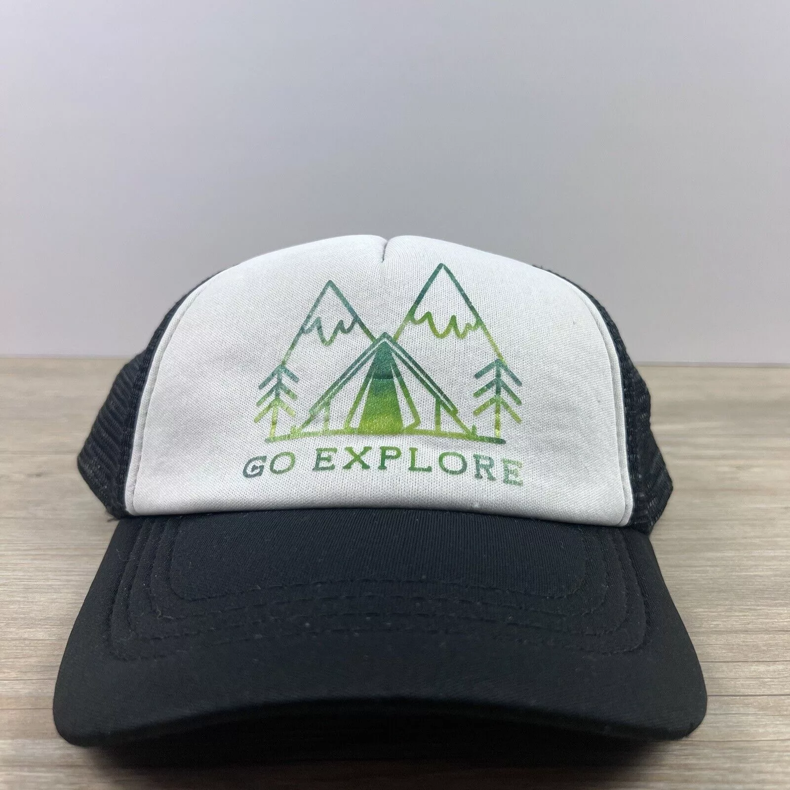 Other Hats Other Go Explore Hat Snapback Hat Black Adjustable Hat Adult Fit B