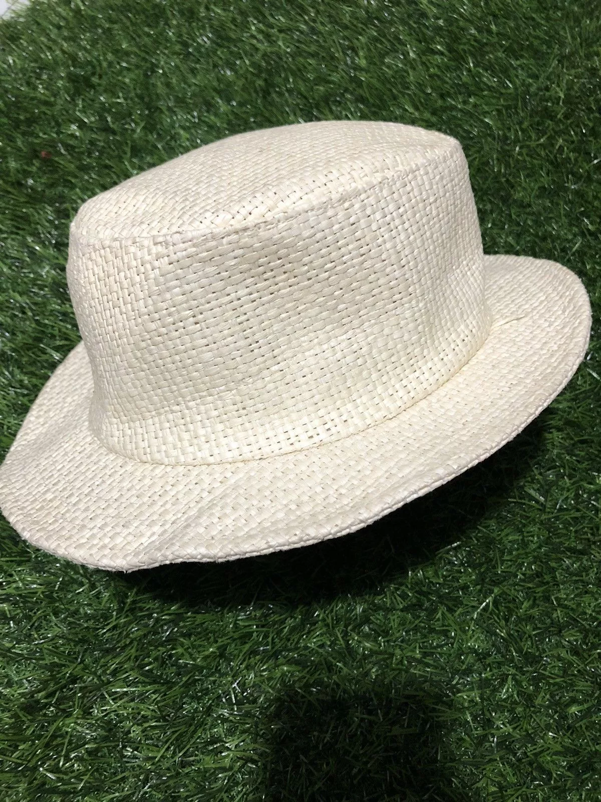 Vintage Hats Vintage STRAW HATS x VTG White