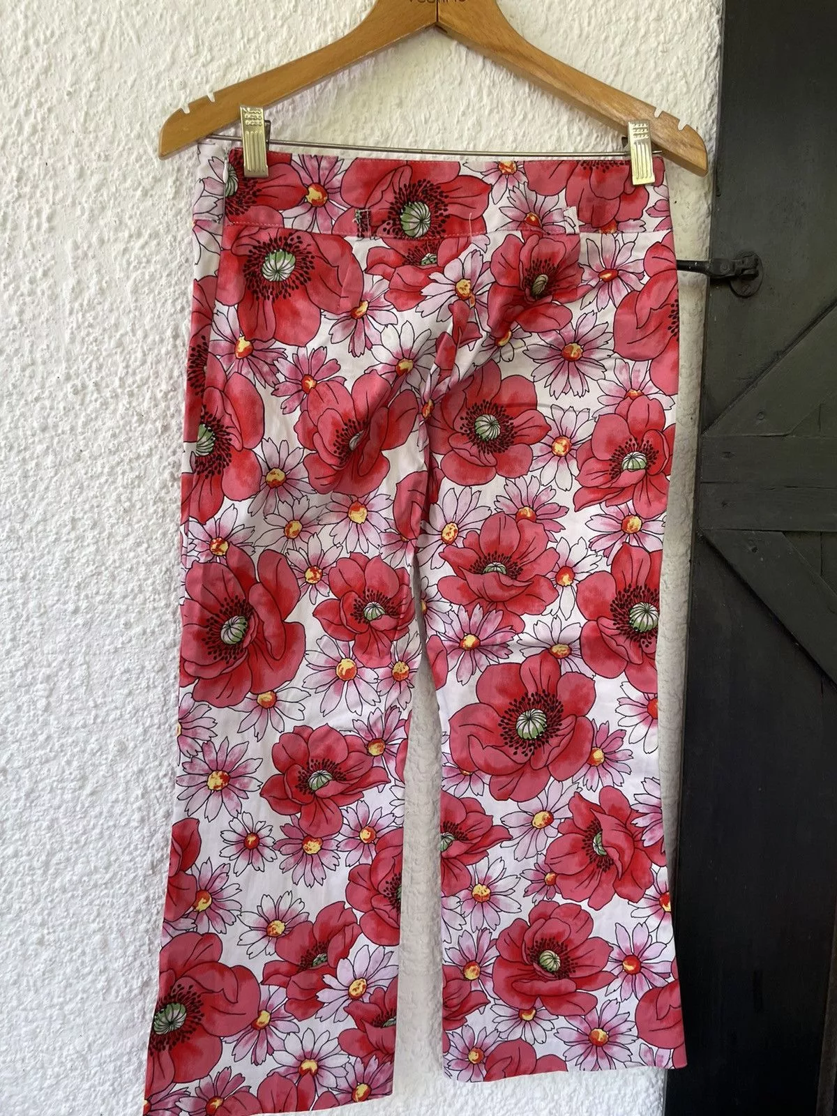 Vintage Pants Vintage Y2k capri Red