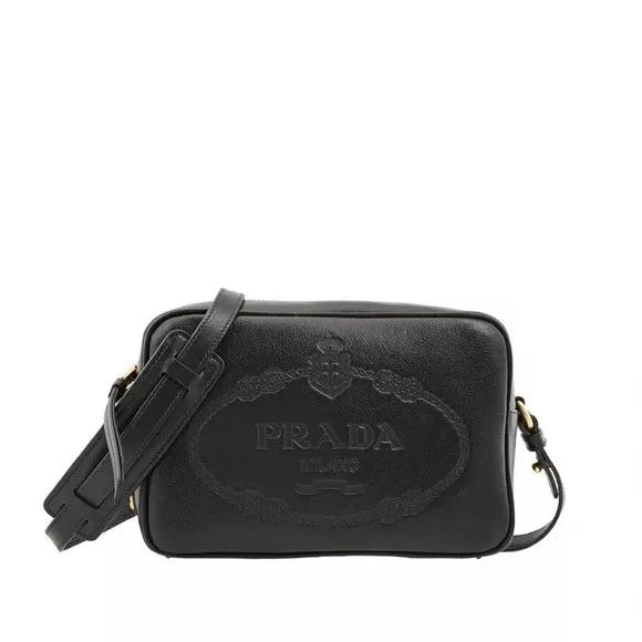 Prada Shoulder Bags Prada o1srvl11e0624 Size: OS / Camera Bag in Black