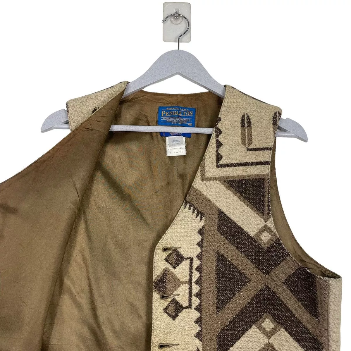 Pendleton Vests Pendleton 💥NAVAJO WESTERN BUTTON VEST Brown