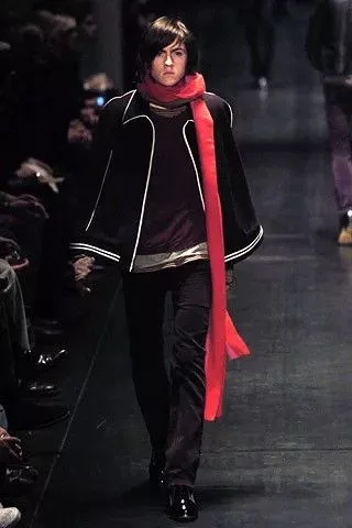 Dior Heavy Coats Dior × Hedi Slimane AW05 'In The Morning' Wool Varsity Jacket Black