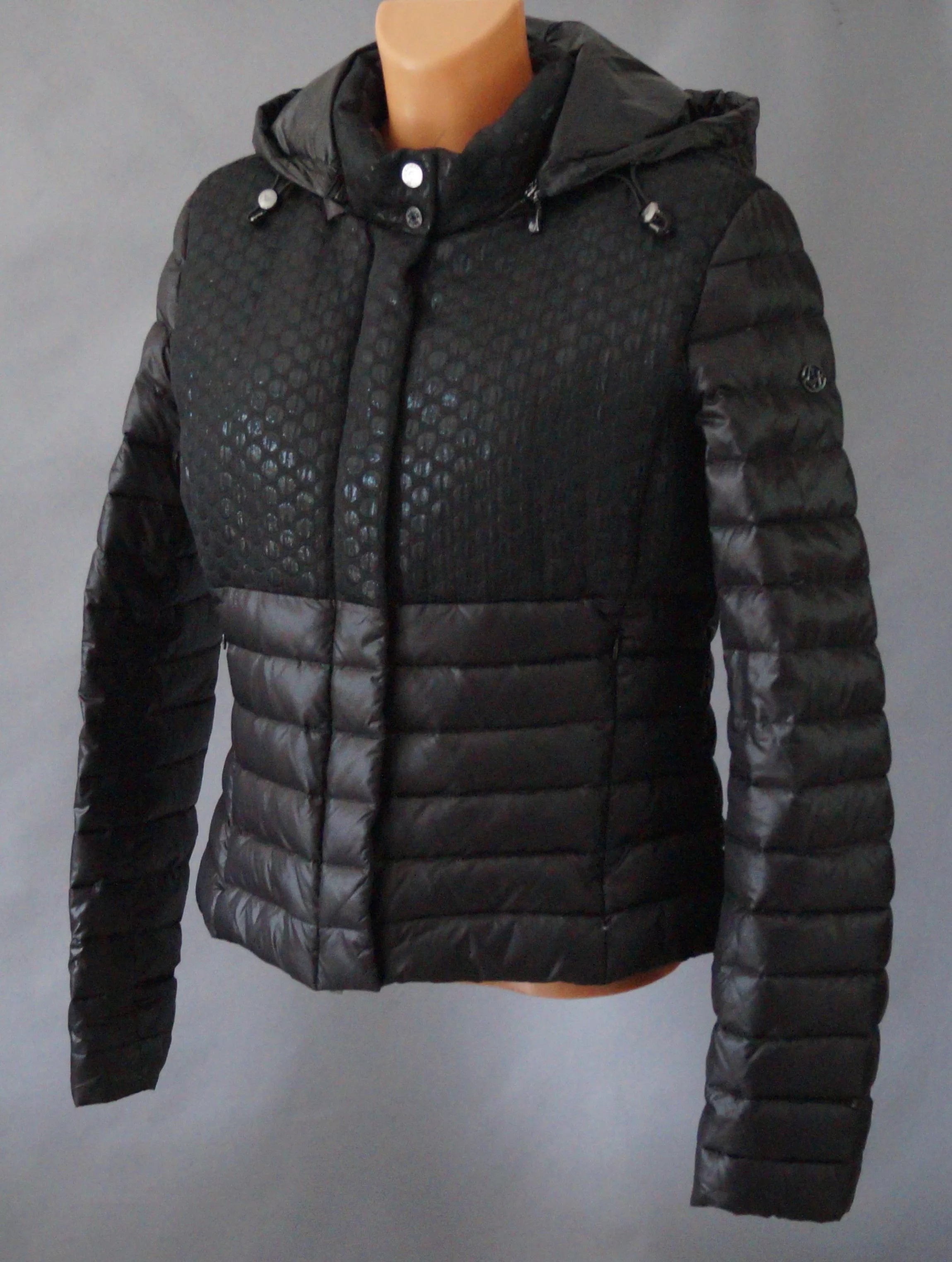 Armani Down Jackets Armani Jeans womens down jacket L size Black