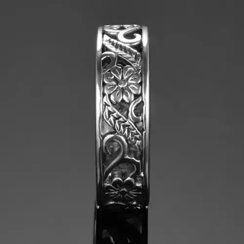 Jewelry Rings Jewelry × Vintage Silver 925 Rustic Ring
