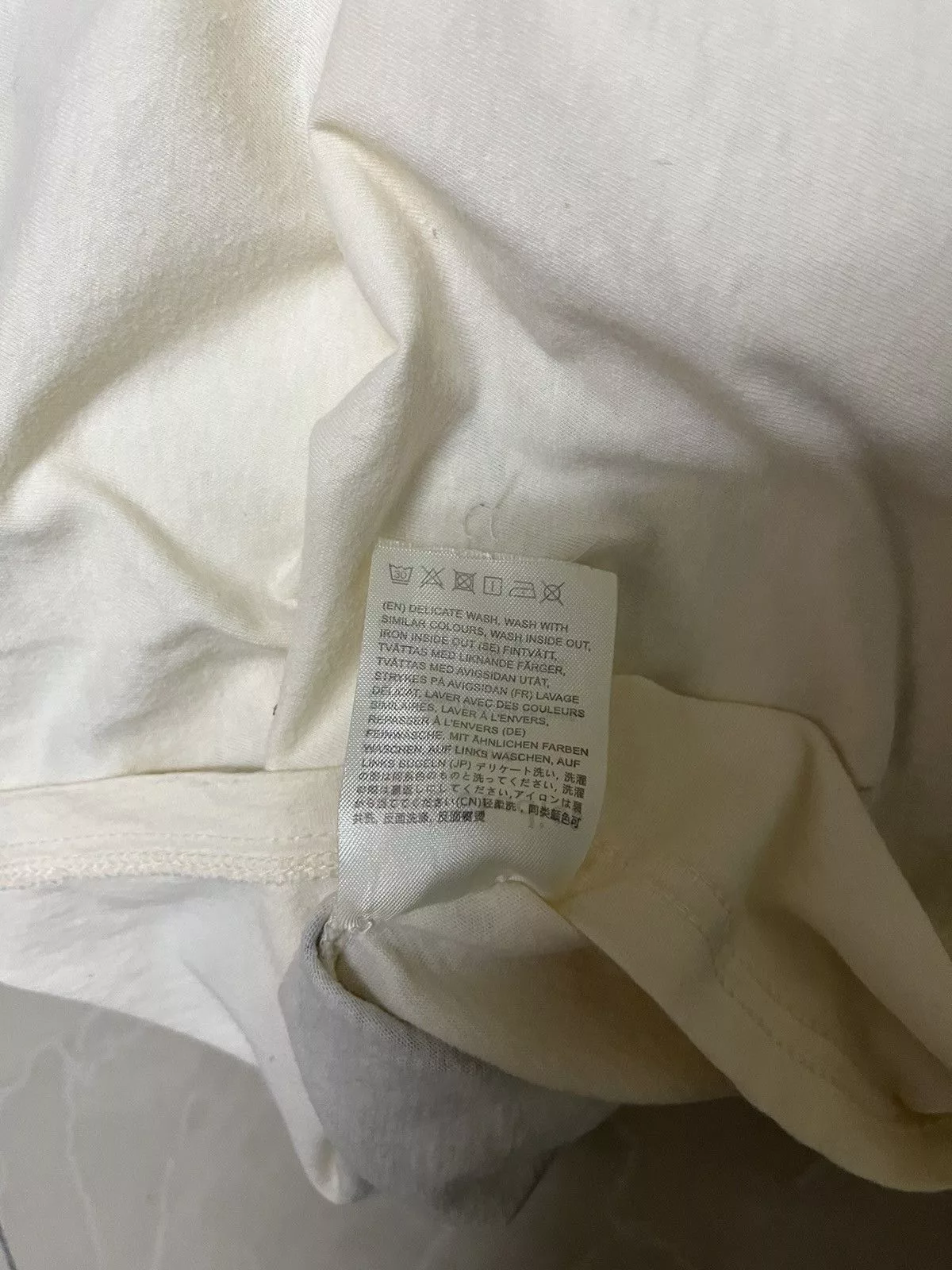 Acne Studios Short Sleeve T Shirts Acne Studios Acnes Studios Baggy Tshirt White