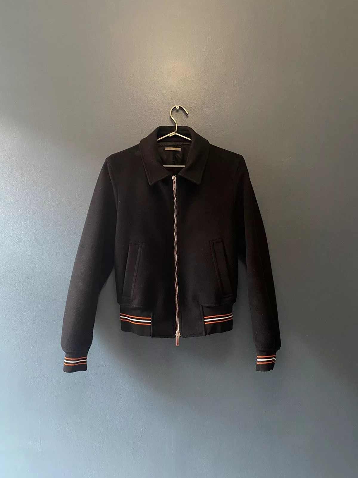 Dior Bombers Dior FW17 Fur Collar Jacket Black