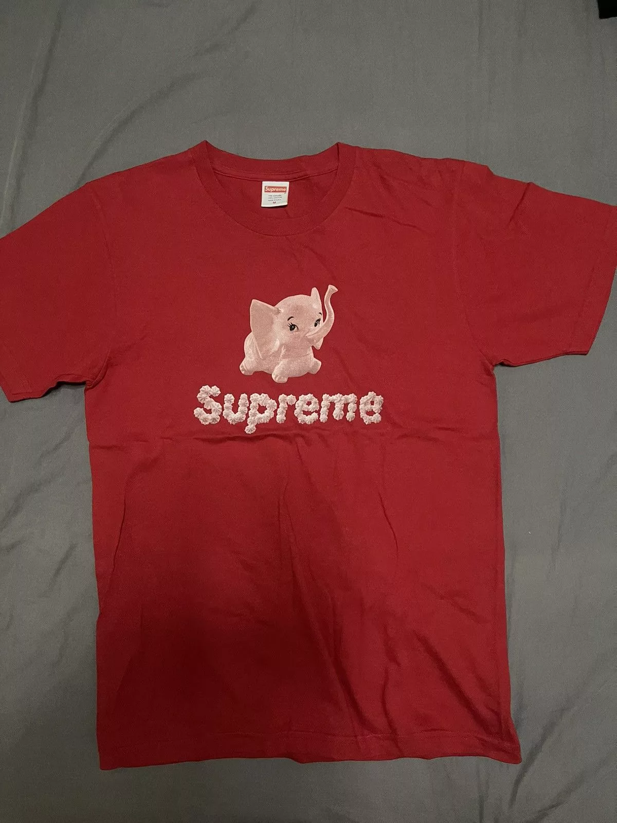 Supreme Short Sleeve T Shirts Supreme elephant tee red medium