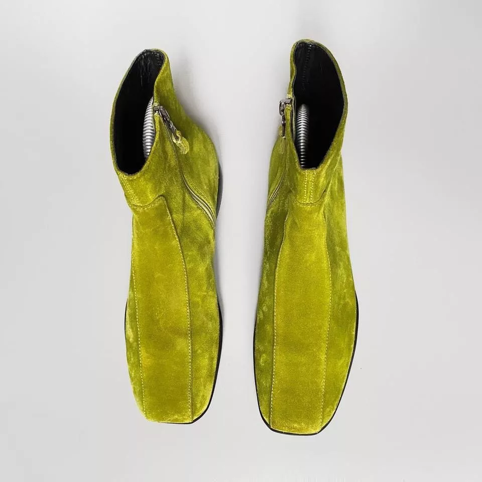 Prada Boots Prada × Vintage prada vintage ankle boots Green