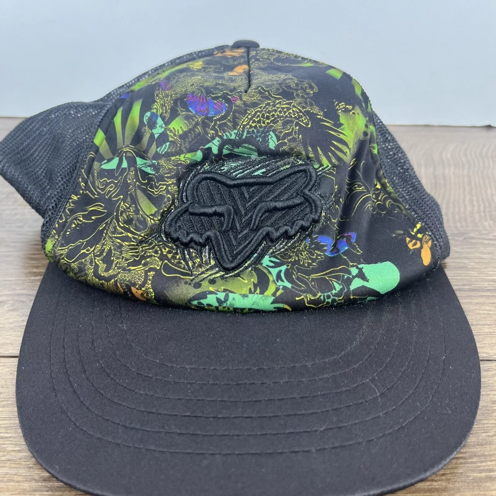 Fox Racing Hats Fox Racing Fox Snapback Hat Fox Black Hat Adjustable Adult Size Black H