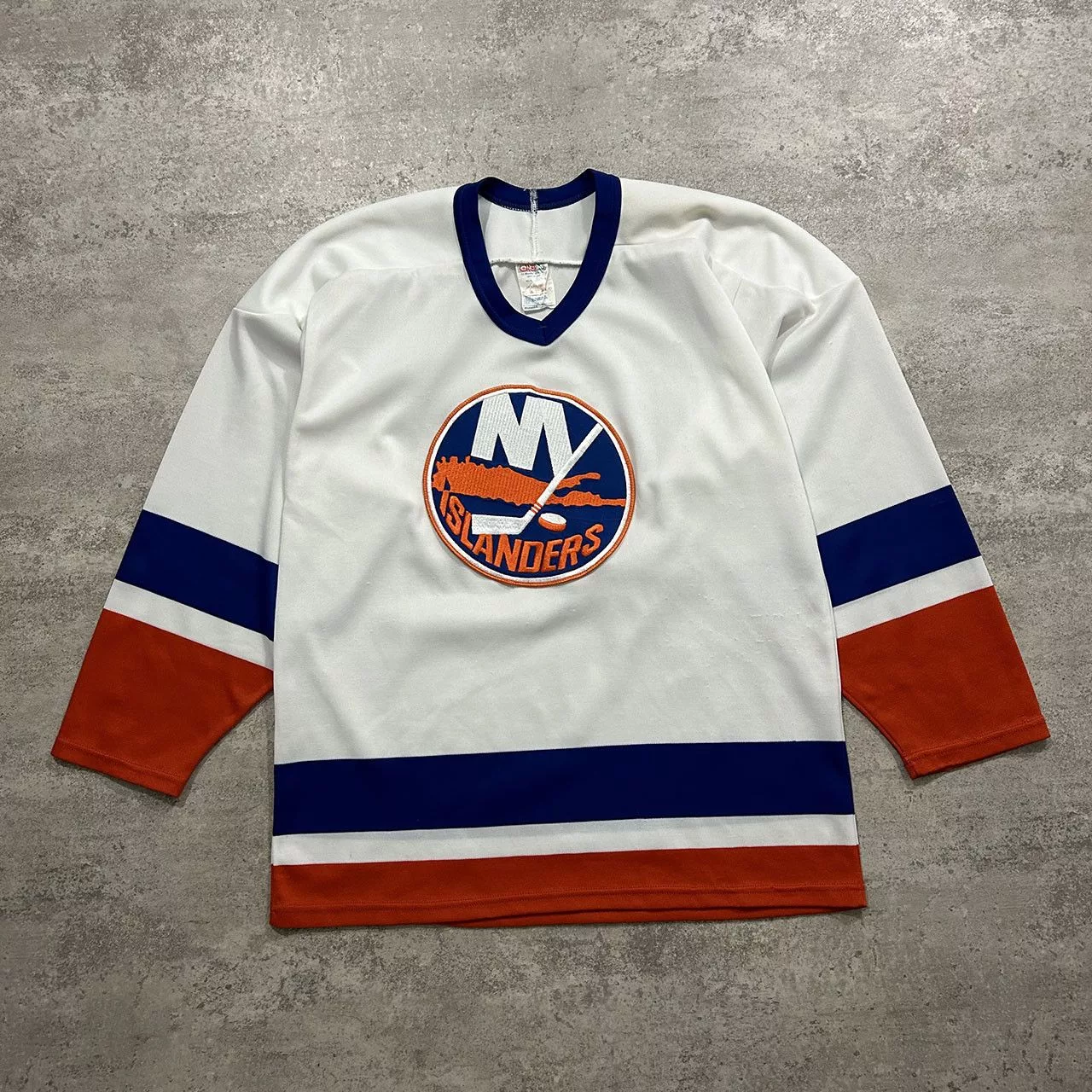 Ccm Jerseys Ccm × NHL × Vintage NHL NEW YORK ISLANDERS CCM HOCKEY JERSEY MADE IN USA White