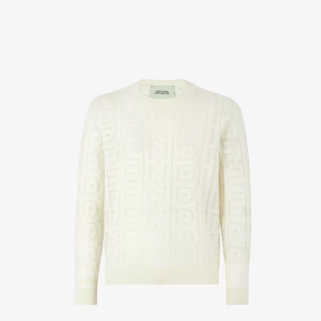 Fendi Sweaters Knitwear Fendi o1w1db10724 Pullover in Off White