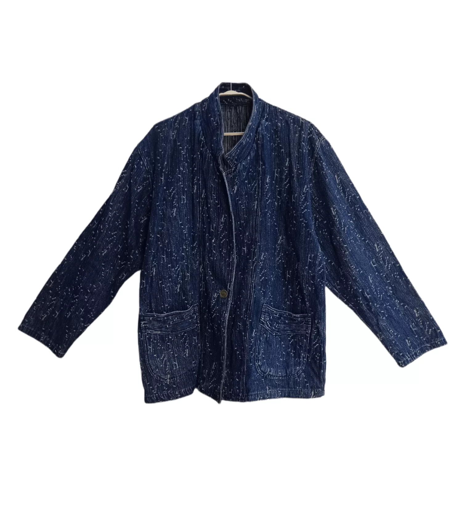 Japanese Brand Denim Jackets Japanese Brand 🔥Japanese Snow Wash Denim Jacket Blue
