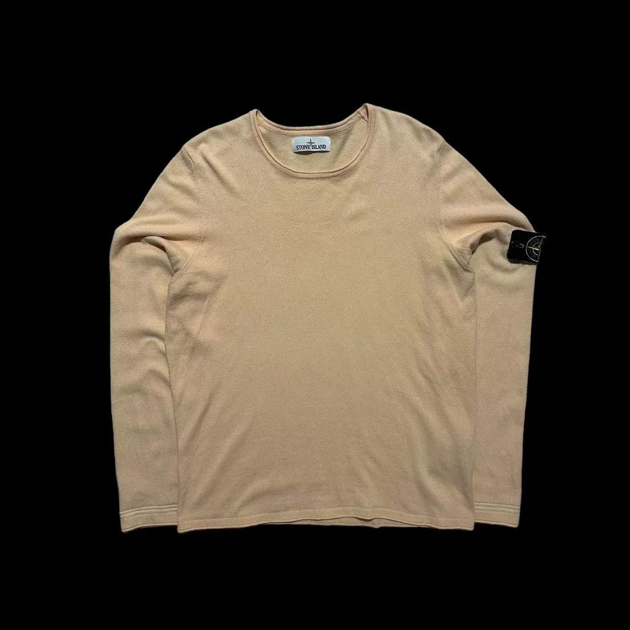 Stone Island Short Sleeve T Shirts Stone Island Pullover Thin Jumper Pink