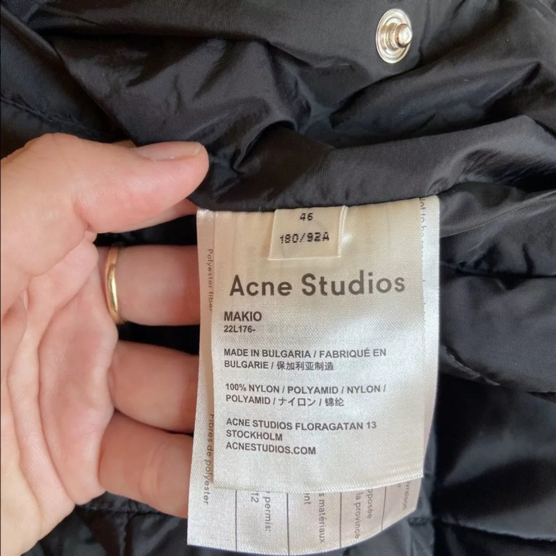 Acne Studios Bombers ACNE STUDIOS MAKIO MA-1 BOMBER Red