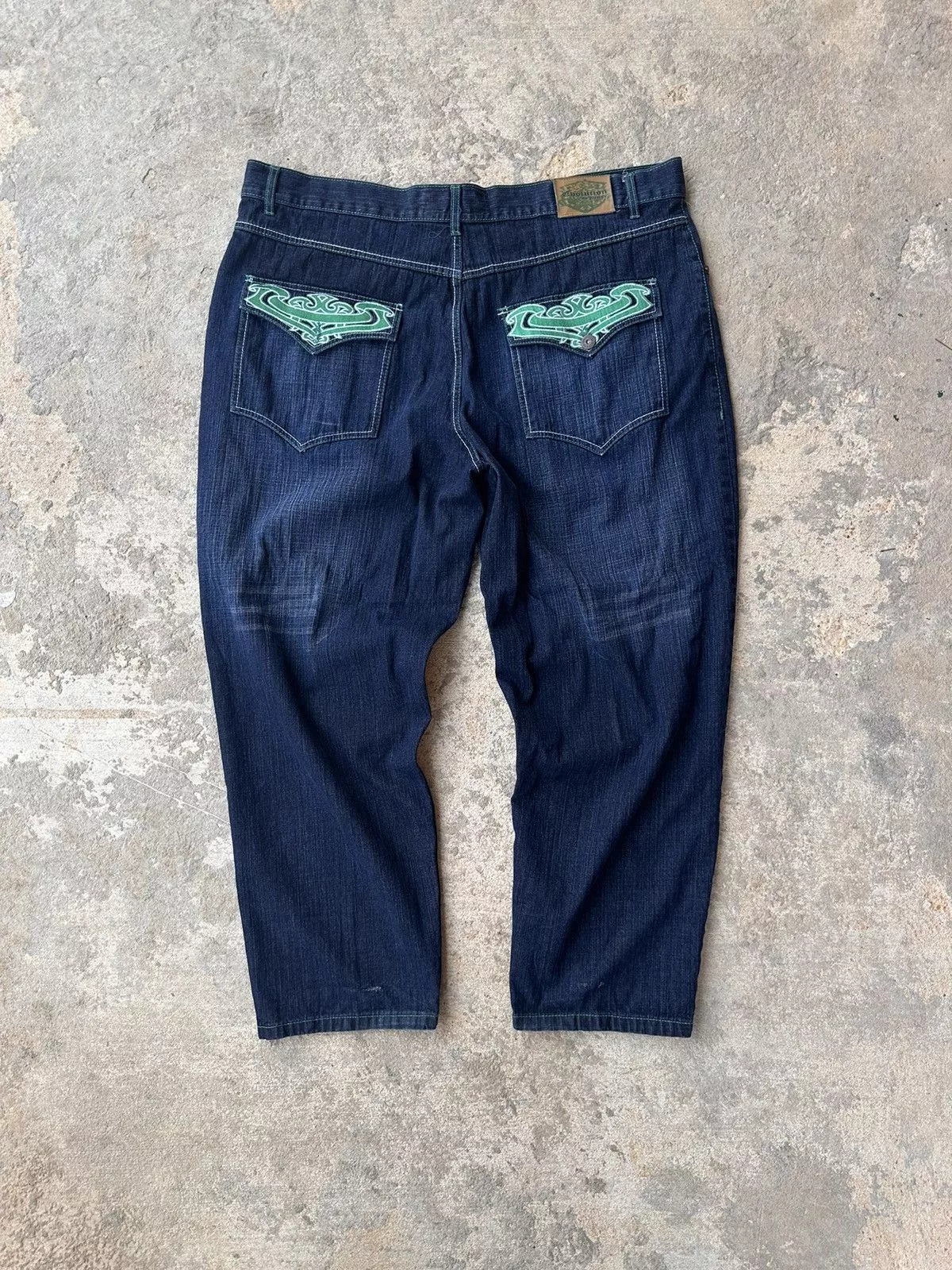 Affliction Denim Affliction × Vintage Y2K Affliction Style Denim Jeans Blue Streetwear