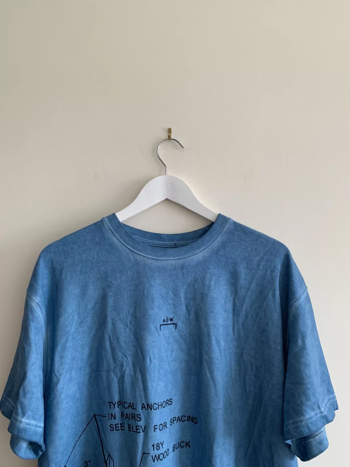 A-COLD-WALL* Short Sleeve T Shirts A-COLD-WALL* Blueprint Tee