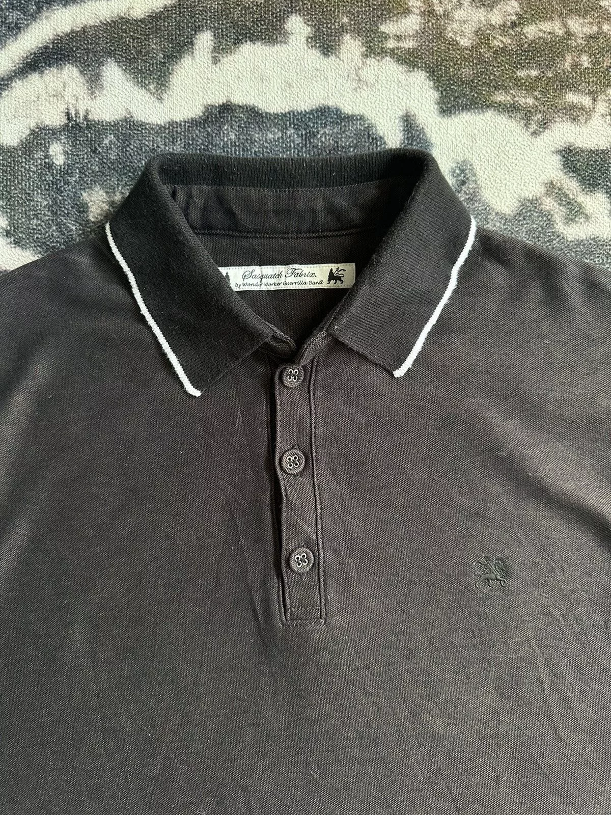 Sasquatchfabrix Polos SS2010 Sasquatchfabrix polo tee Black