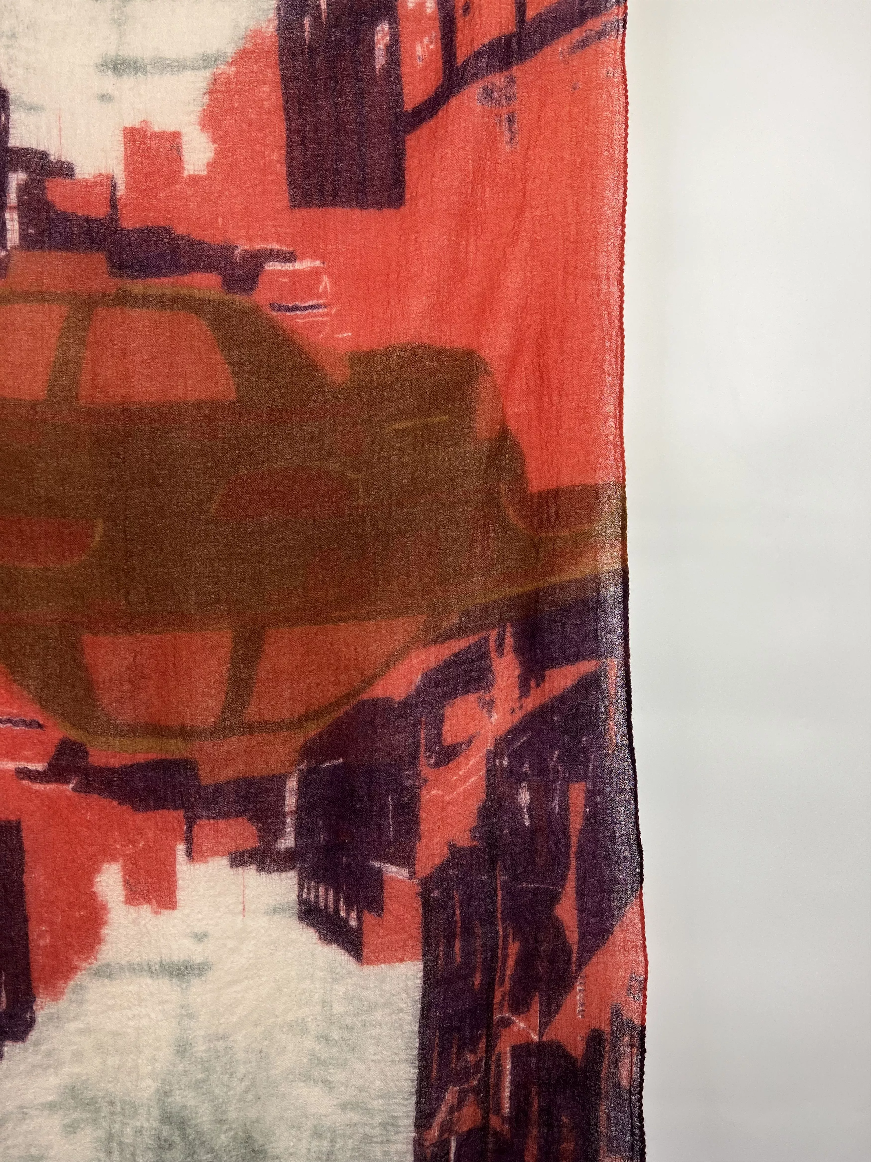Becksondergaard Scarves Becksondergaard Beck Sondergaard Multicolor 100% Wool Scarf 190x90 Vintage