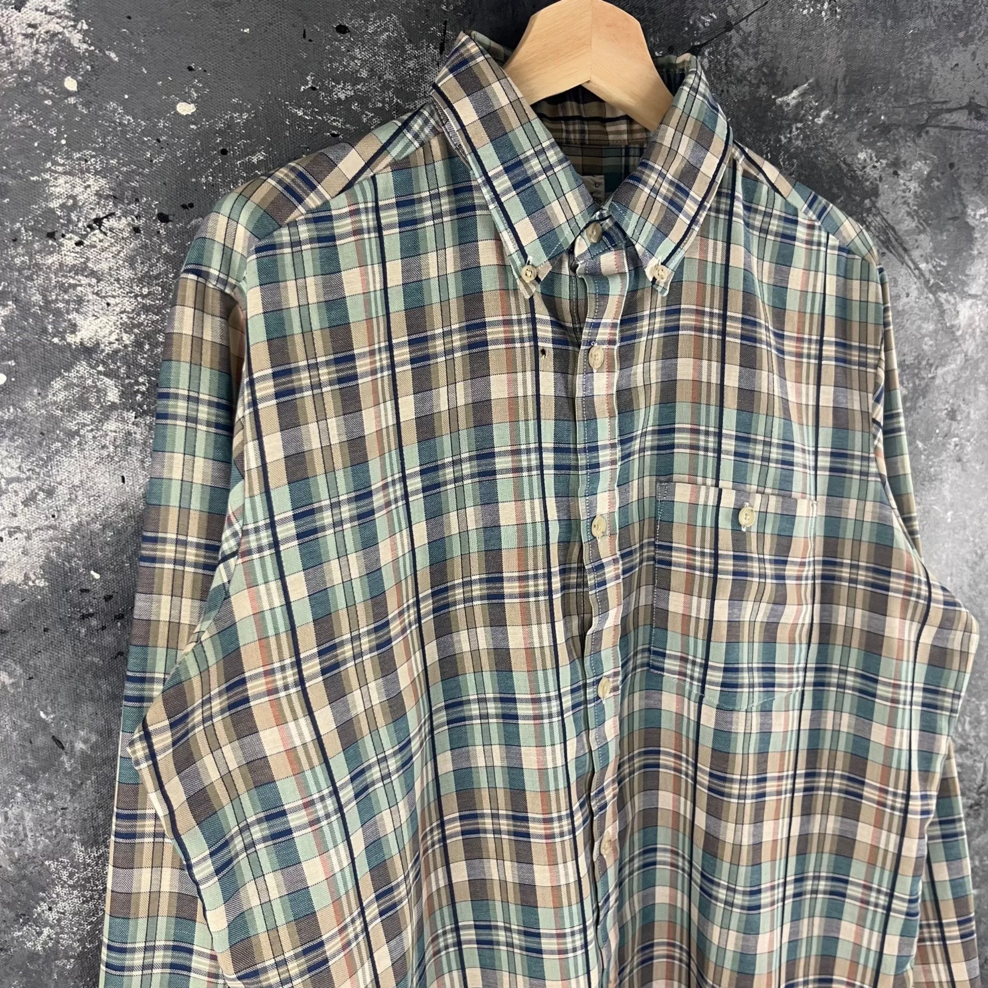 Vintage Shirts Button Ups Vintage 80’s Plaid button shirt Multi