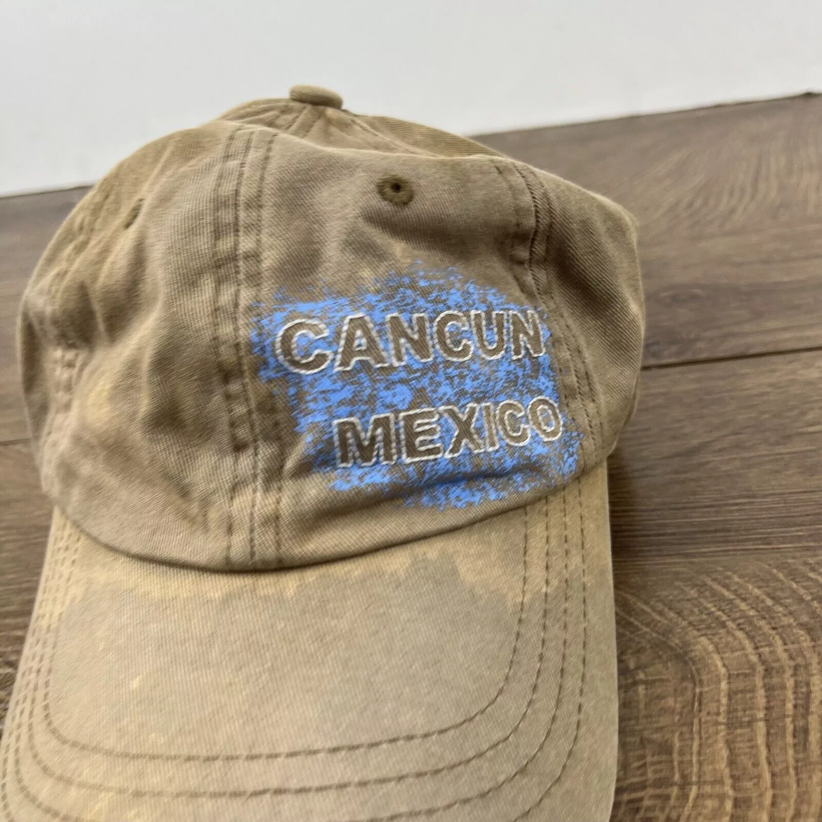 Other Hats Other Cancun Mexico Hat Cancun Cap Hat Brown Cap Adjustable Brown