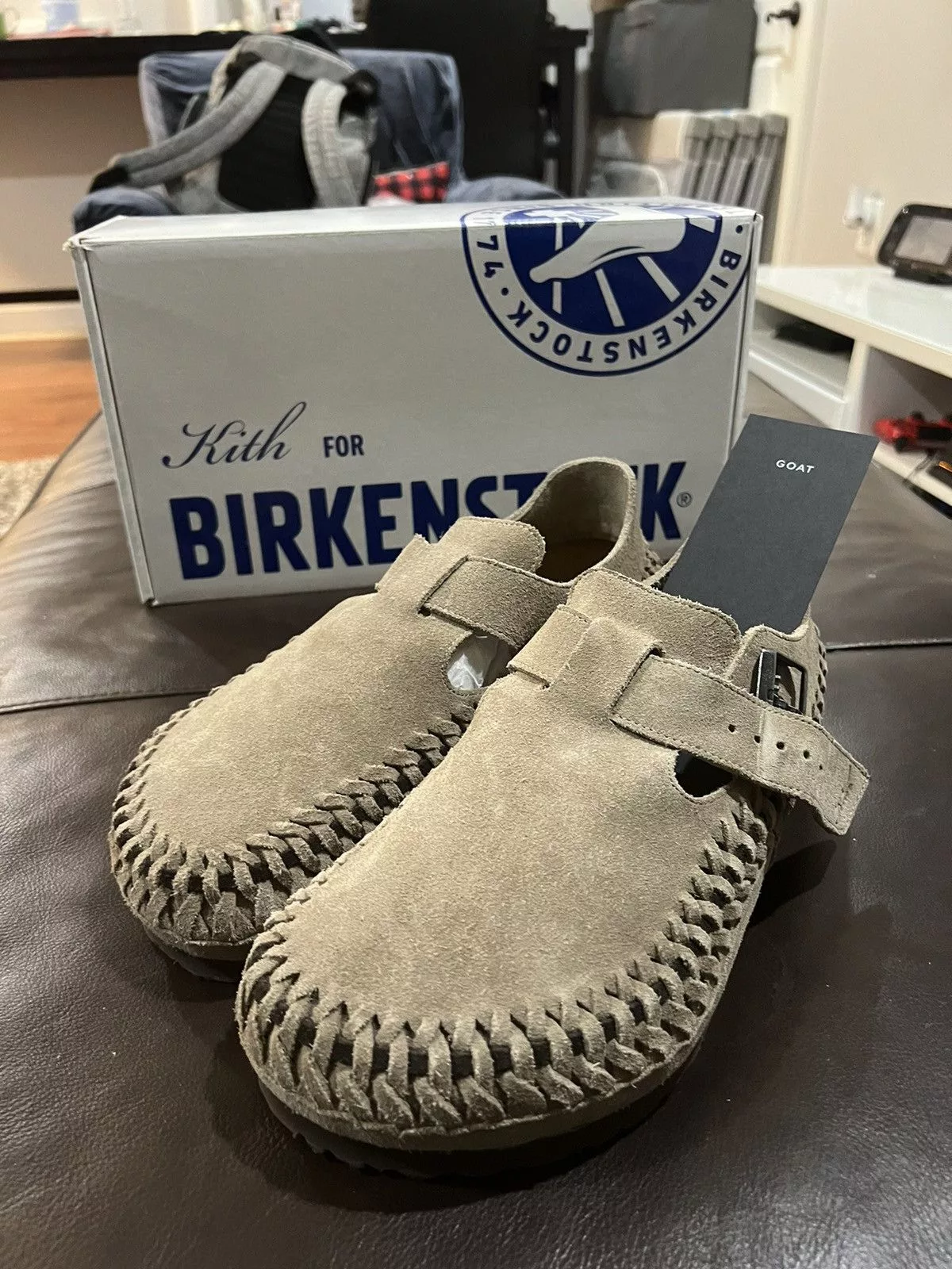 Birkenstock Sandals Birkenstock × Kith Kith x Birkenstock London Braided Taupe Brown