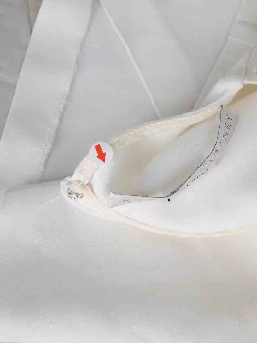 Stella McCartney Short Sleeve T Shirts Stella McCartney White Lace Panel Top
