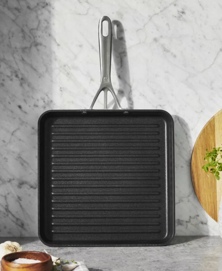 11" Nonstick Square Hard Anodized Grill