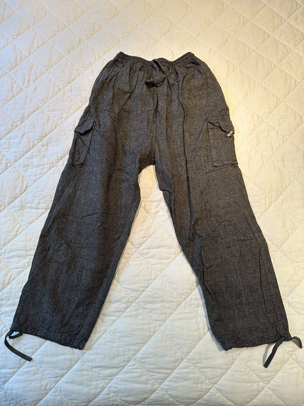 Vintage Casual Pants Vintage pants made in Nepal Gray