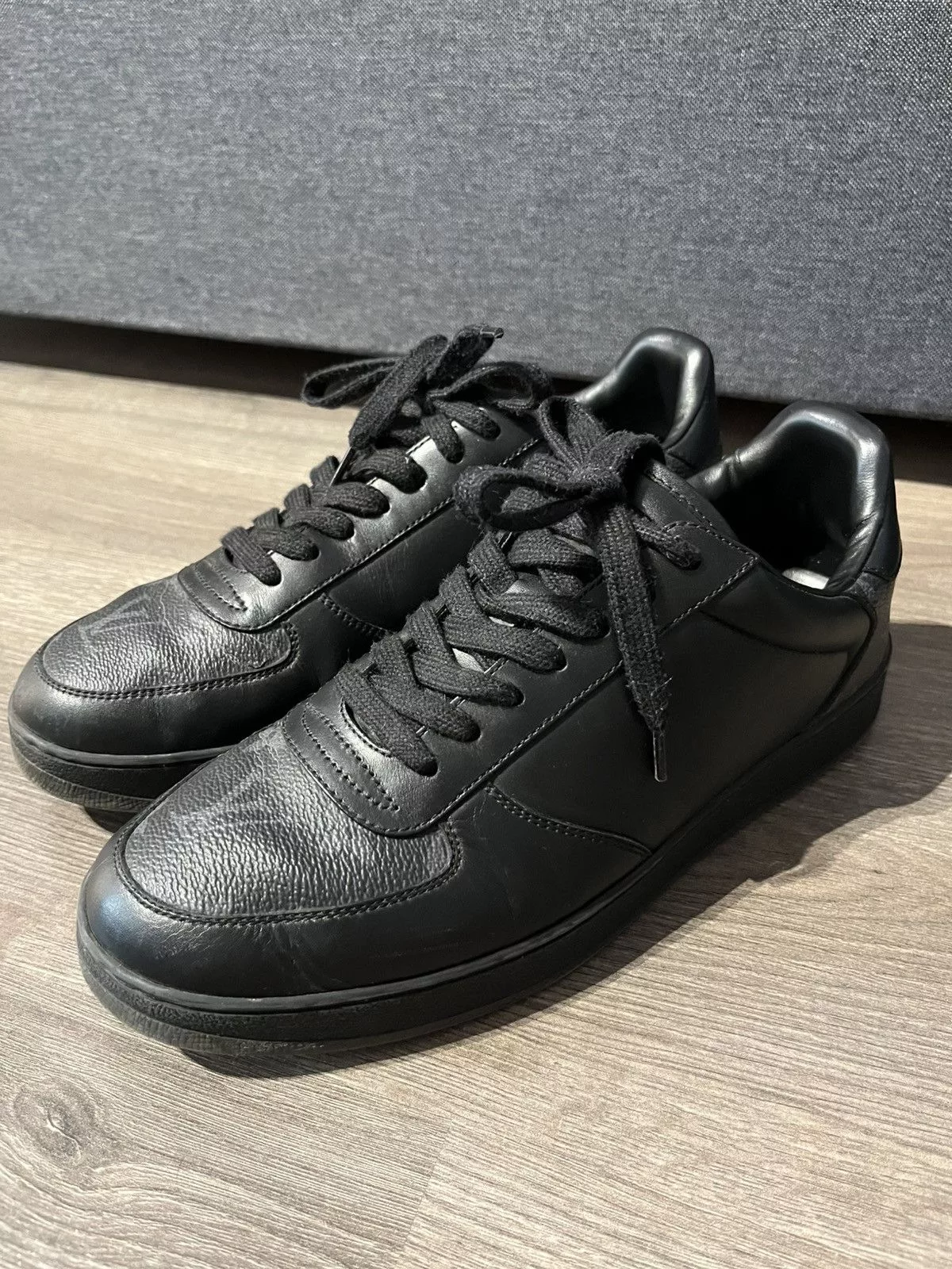 Louis Vuitton Casual Leather Shoes Louis Vuitton Black