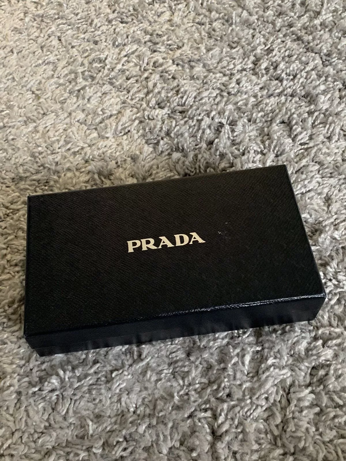 Prada Wallets Prada black leather wallet purse with box