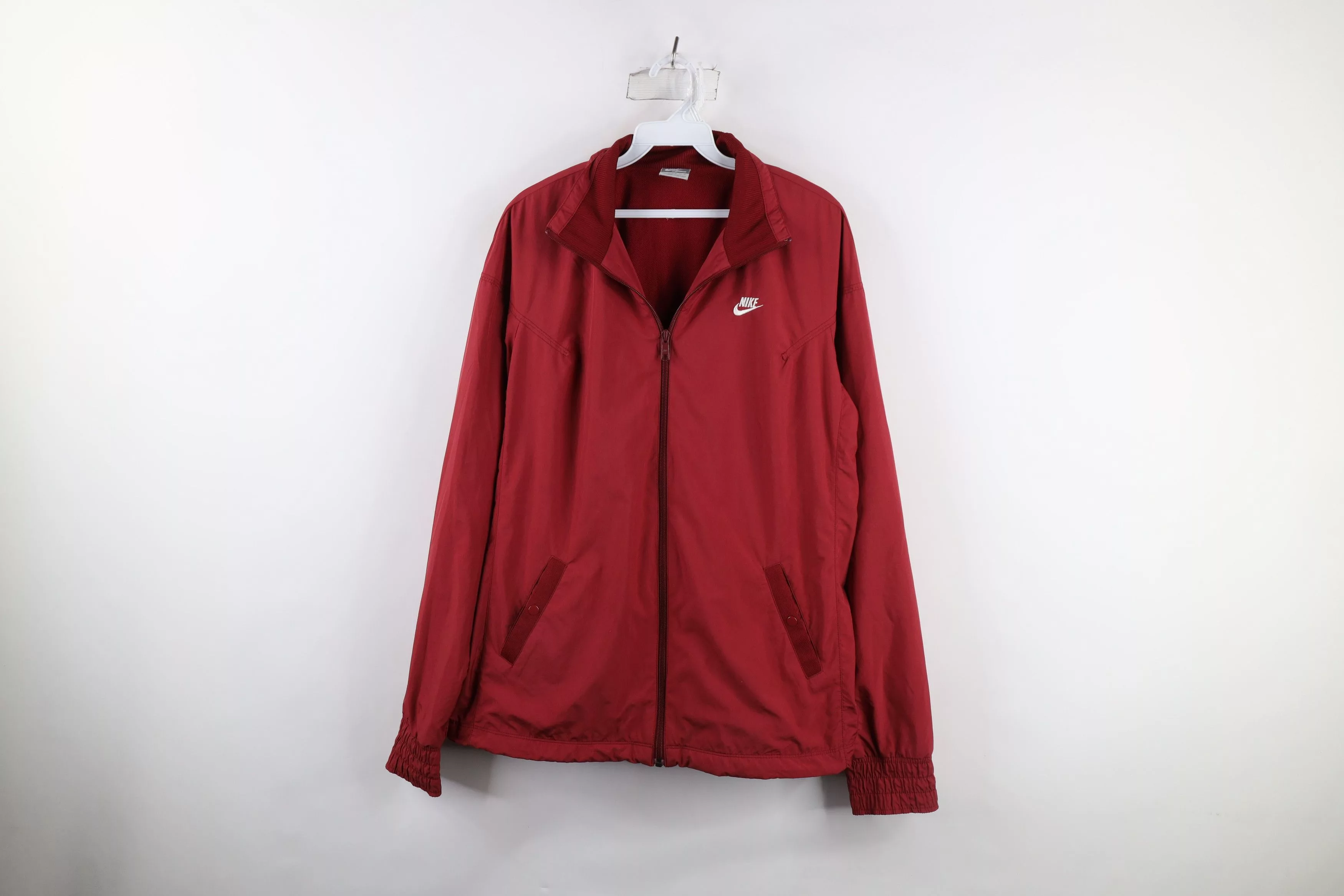Nike Jackets Nike × Vintage Vintage Nike Sportswear Mini Swoosh Full Zip Jacket Red