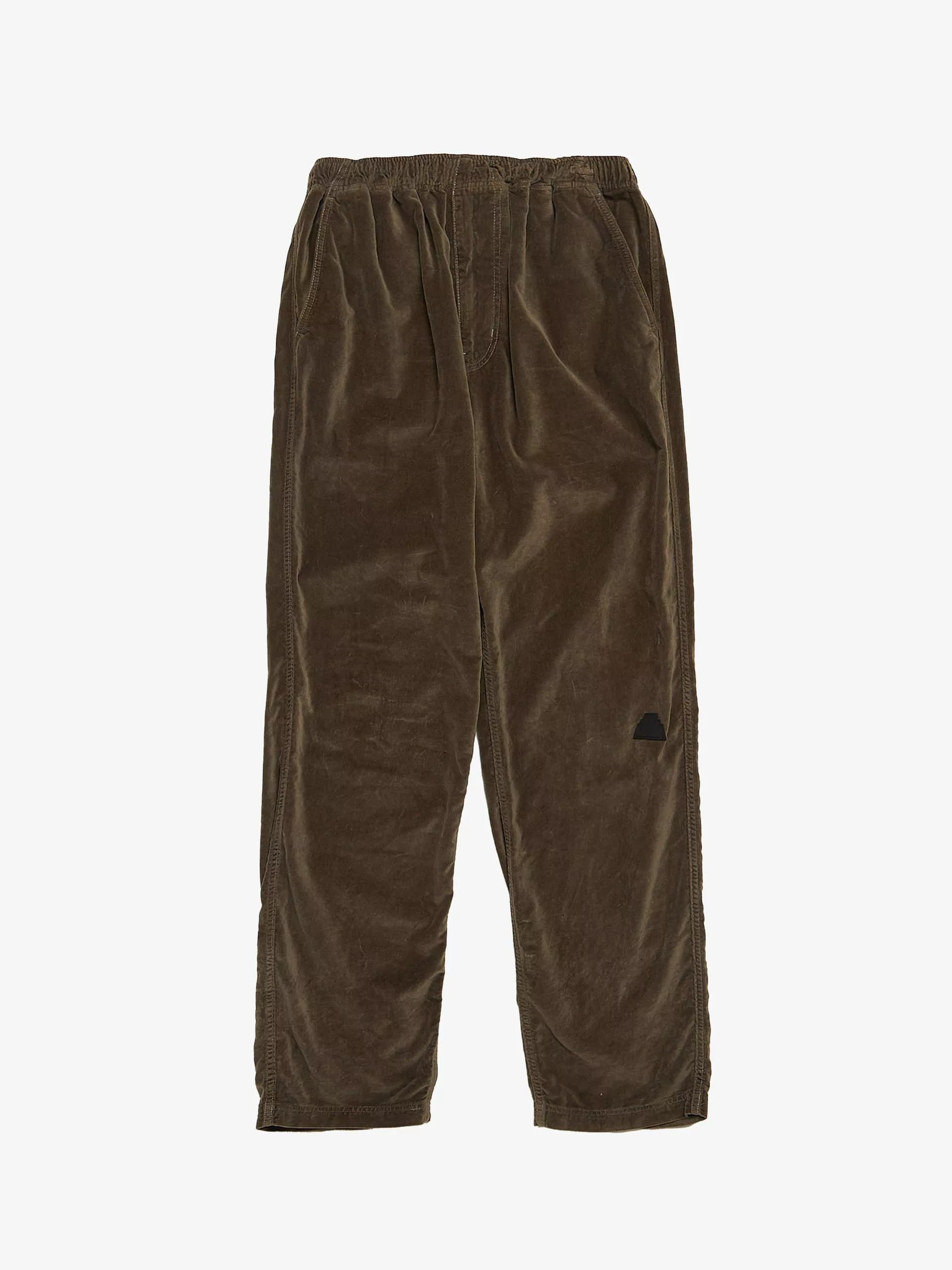 Cav Empt Casual Pants Cav Empt Brown Velour Cotton Trackpants