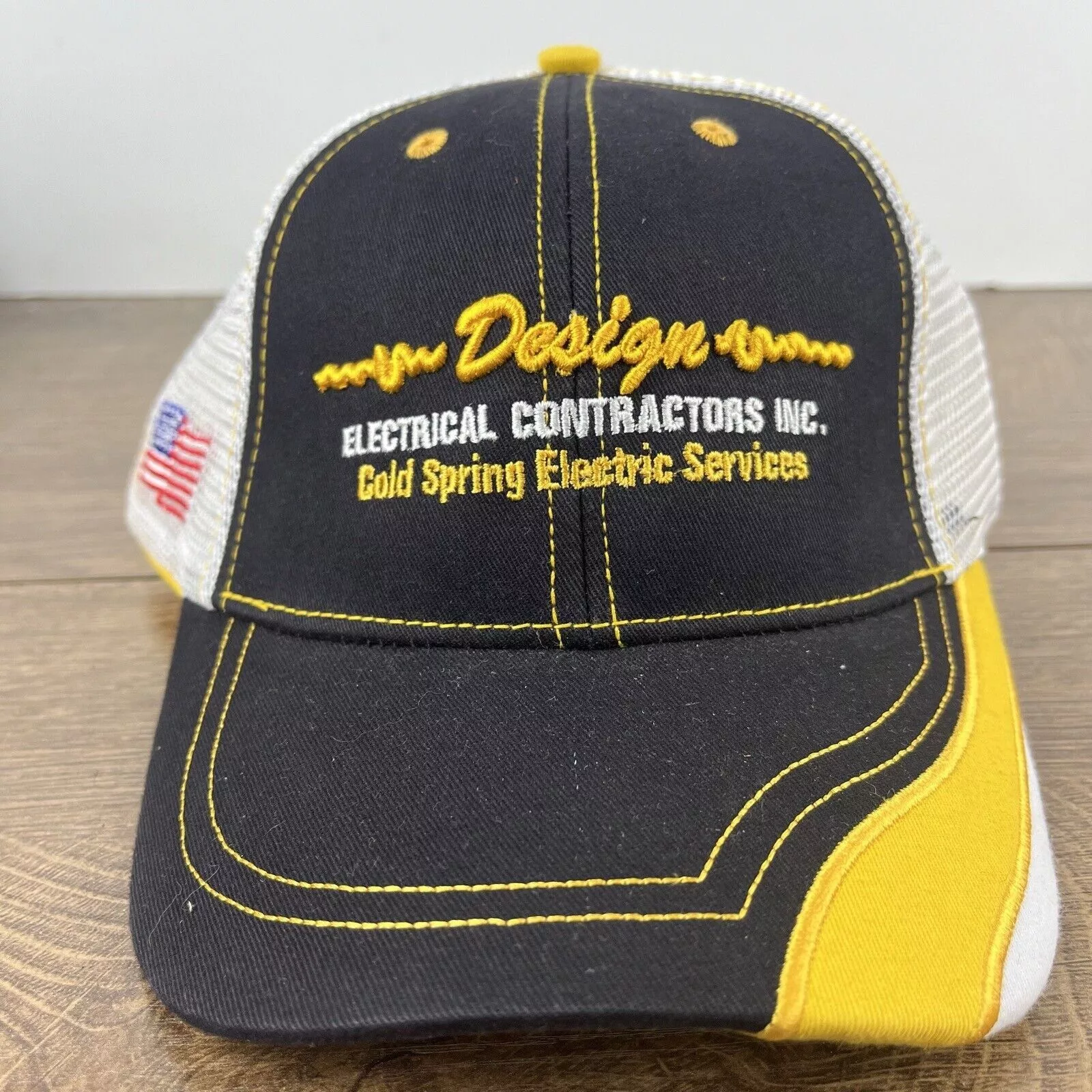 Other Hats Other Design Electrical Contractors Hat Black Cap Hat Adjustable H