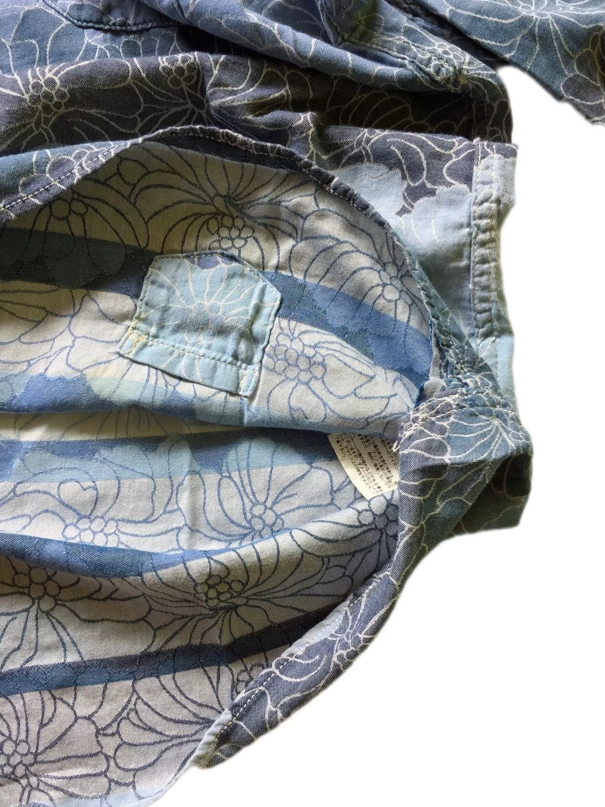 Remi Relief Shirts Button Ups Remi Relief Vintage Japanese Esque Printed Pull over shirt Multi