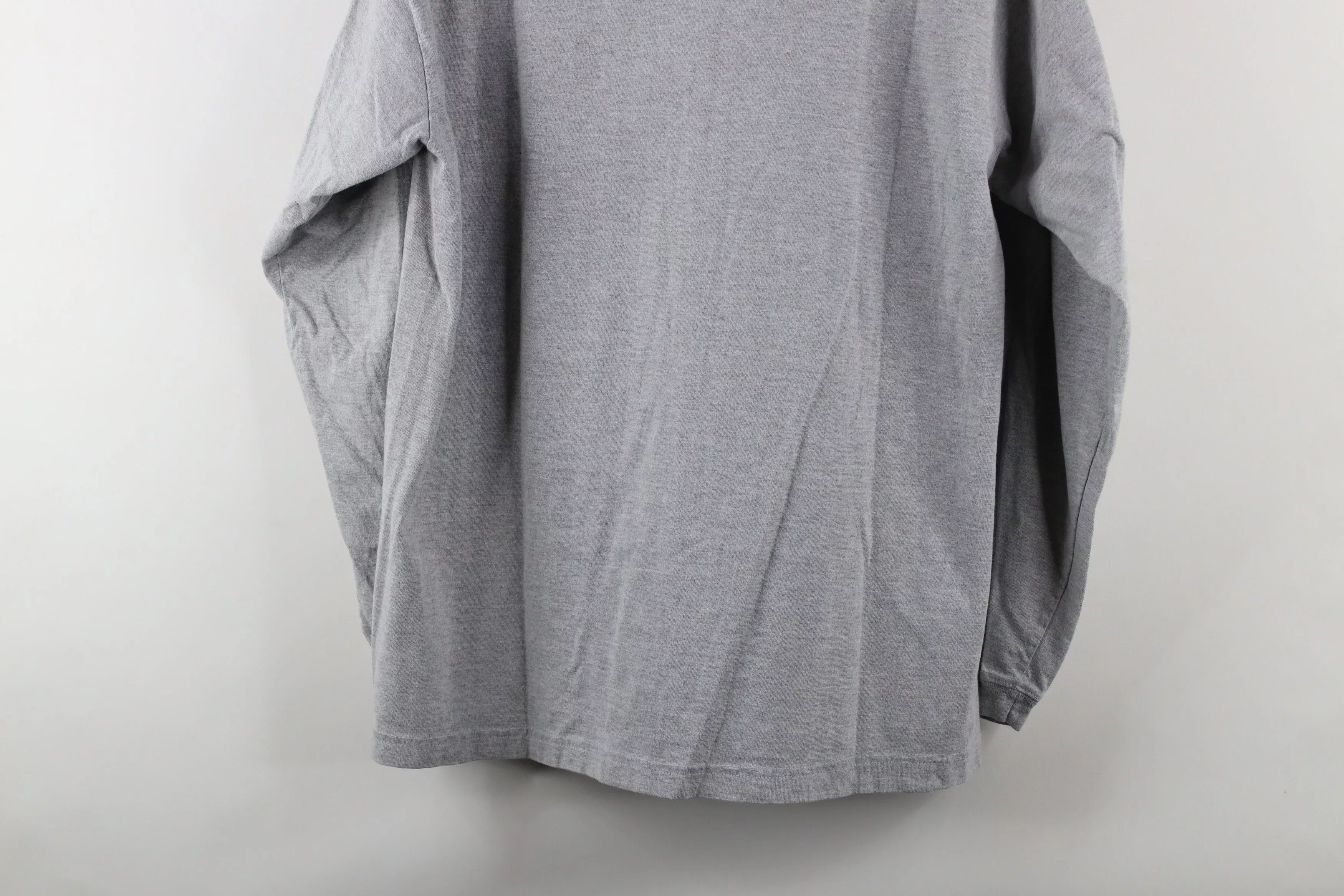 Vintage Long Sleeve T Shirts Vintage 90s Out Ohio State University Long Sleeve T-Shirt Gray
