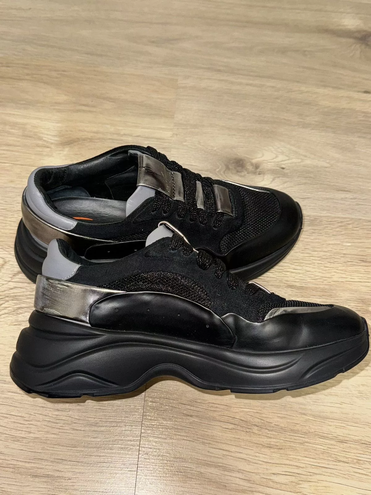 Santoni Platforms Santoni Black