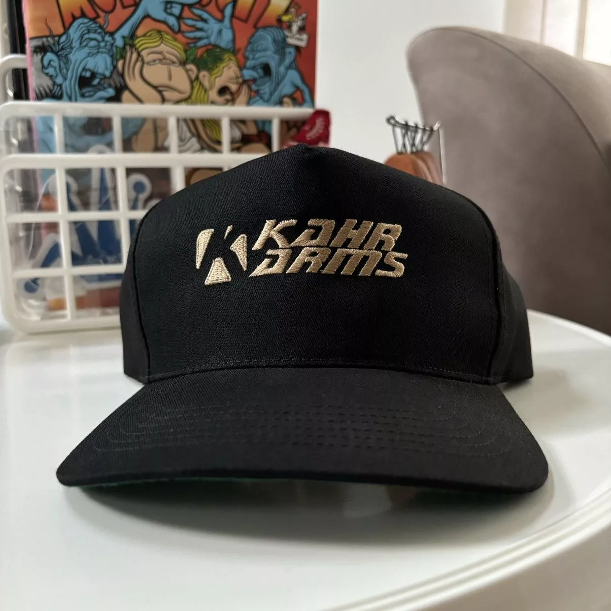 Vintage Hats Vintage 1990s KAHR firearms Snapback Hat Black