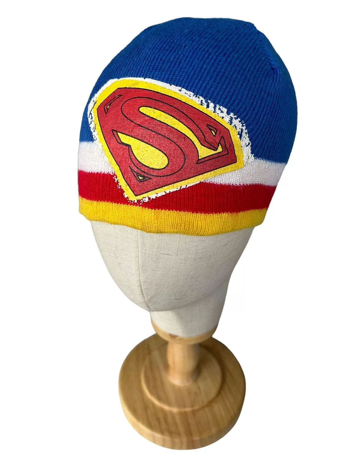 Marvel Comics Hats Marvel Comics × Other Superman Beanie Hats Blue Streetwear