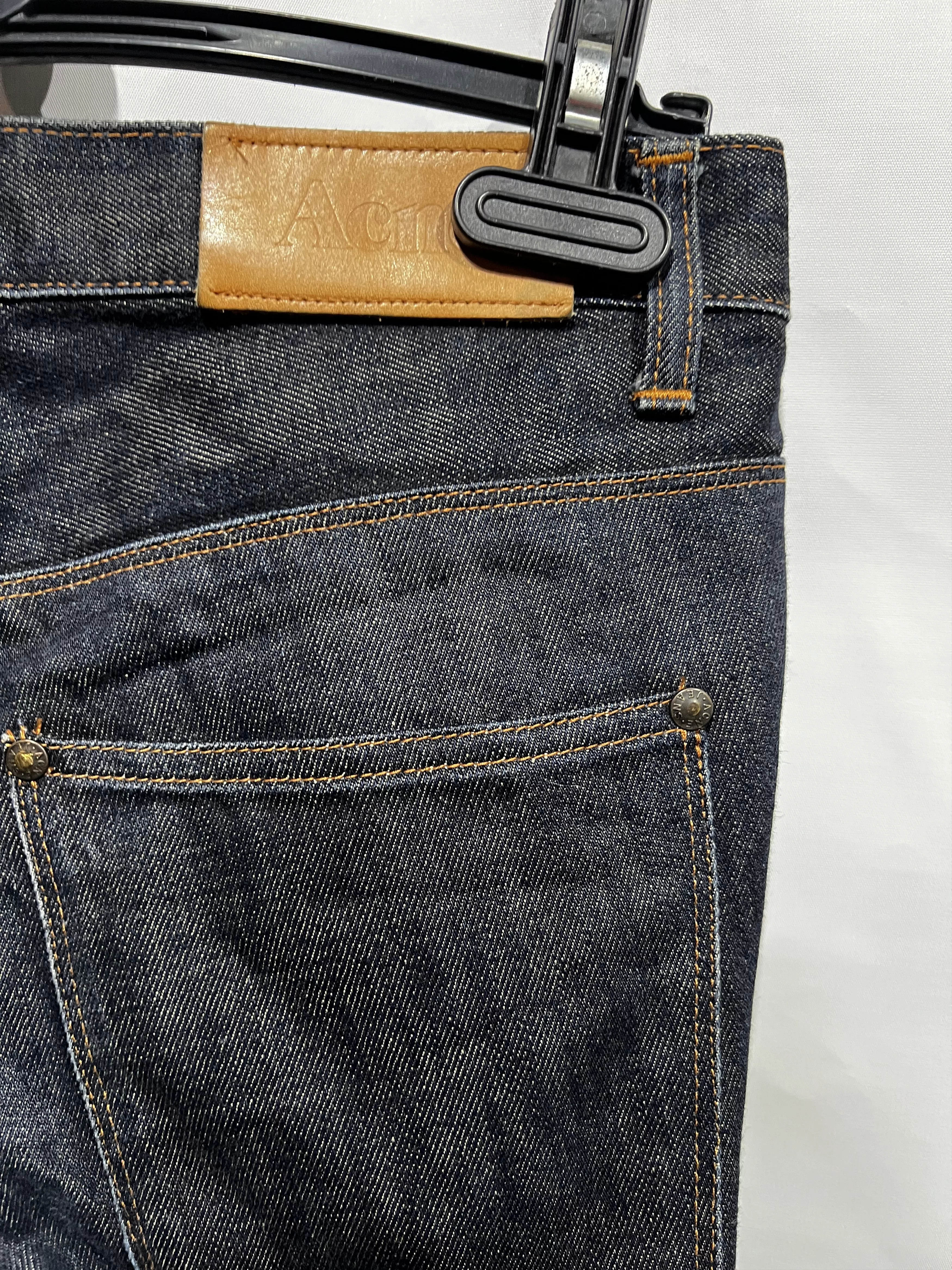 Acne Studios Denim Acne Studios Max Raw Denim Jeans Size 29 Blue