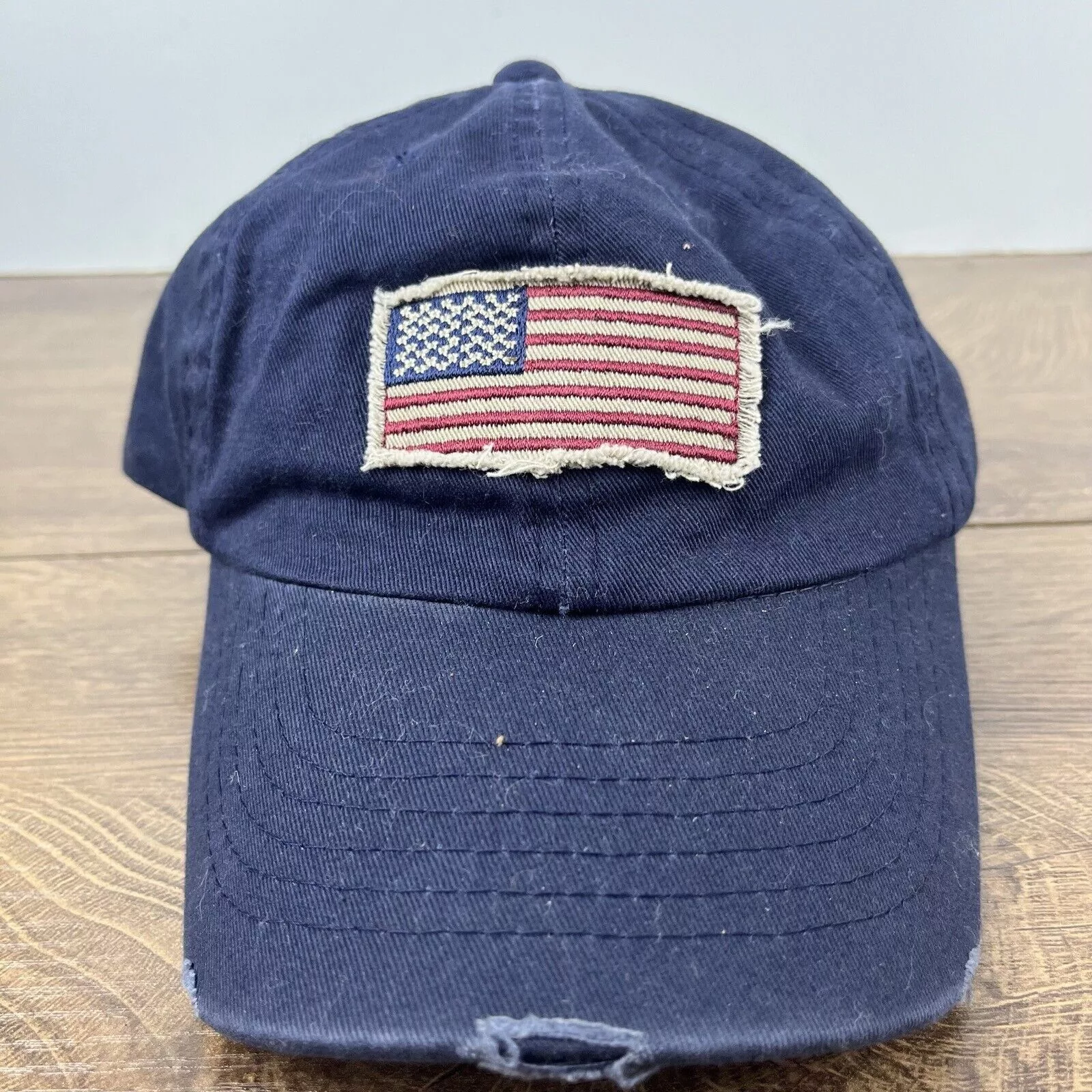 Other Hats Other American Flag Patch Hat USA Flag Hat Blue Adjustable Hat Blu