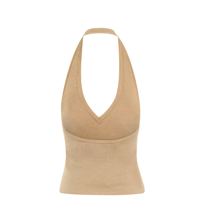 Nili Lotan Sweaters Nili Lotan o1h1sh10624 Sweater in Camel Brown