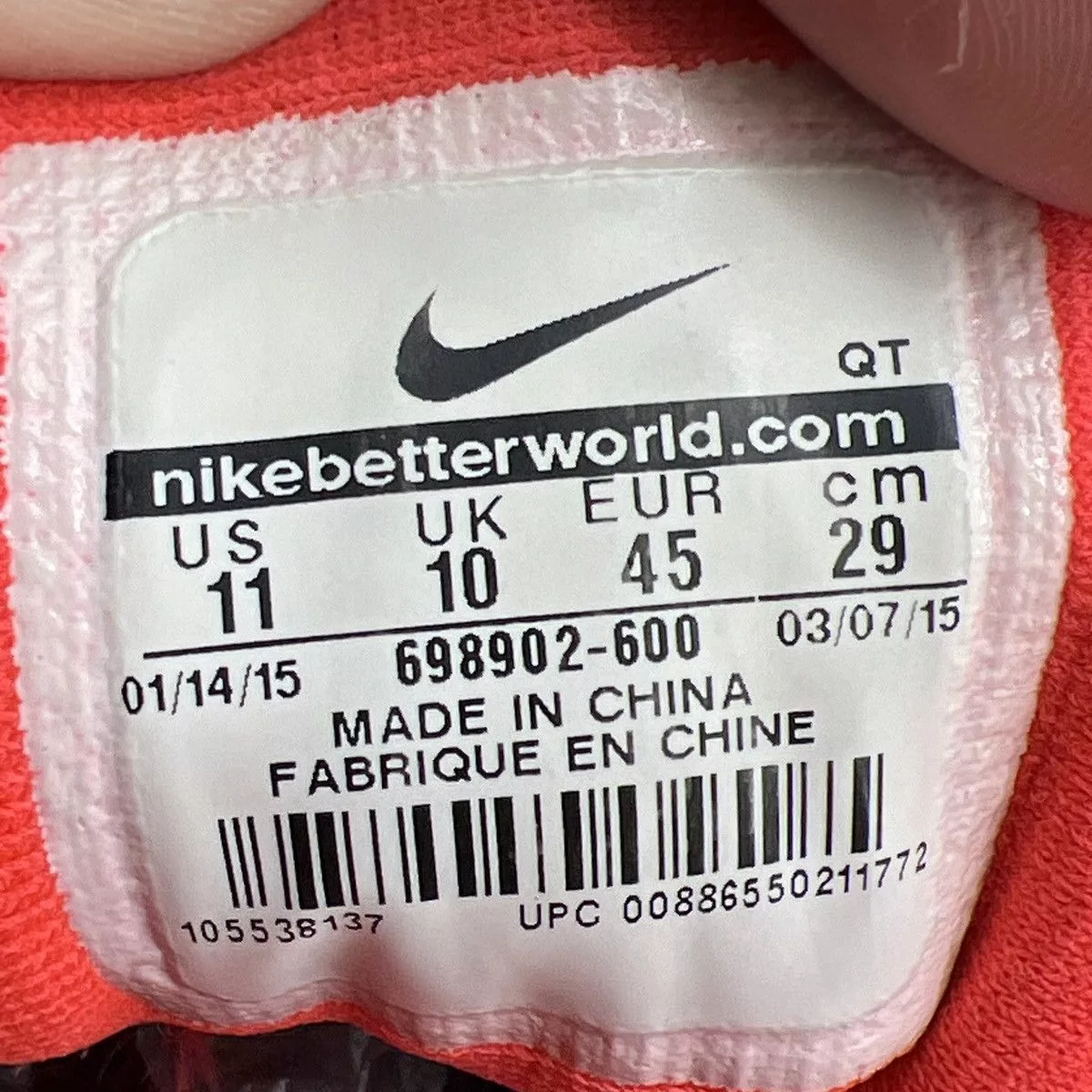 Nike Low Top Sneakers Nike Air max bright crimson Red
