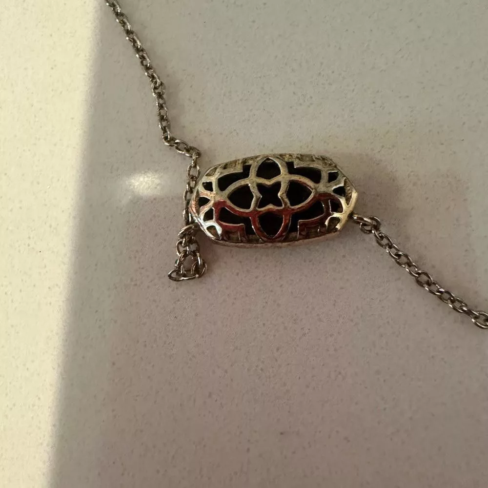 Kendra Scott Necklaces Kendra Scott Elisa Copper Drusy Silver Chain Necklace
