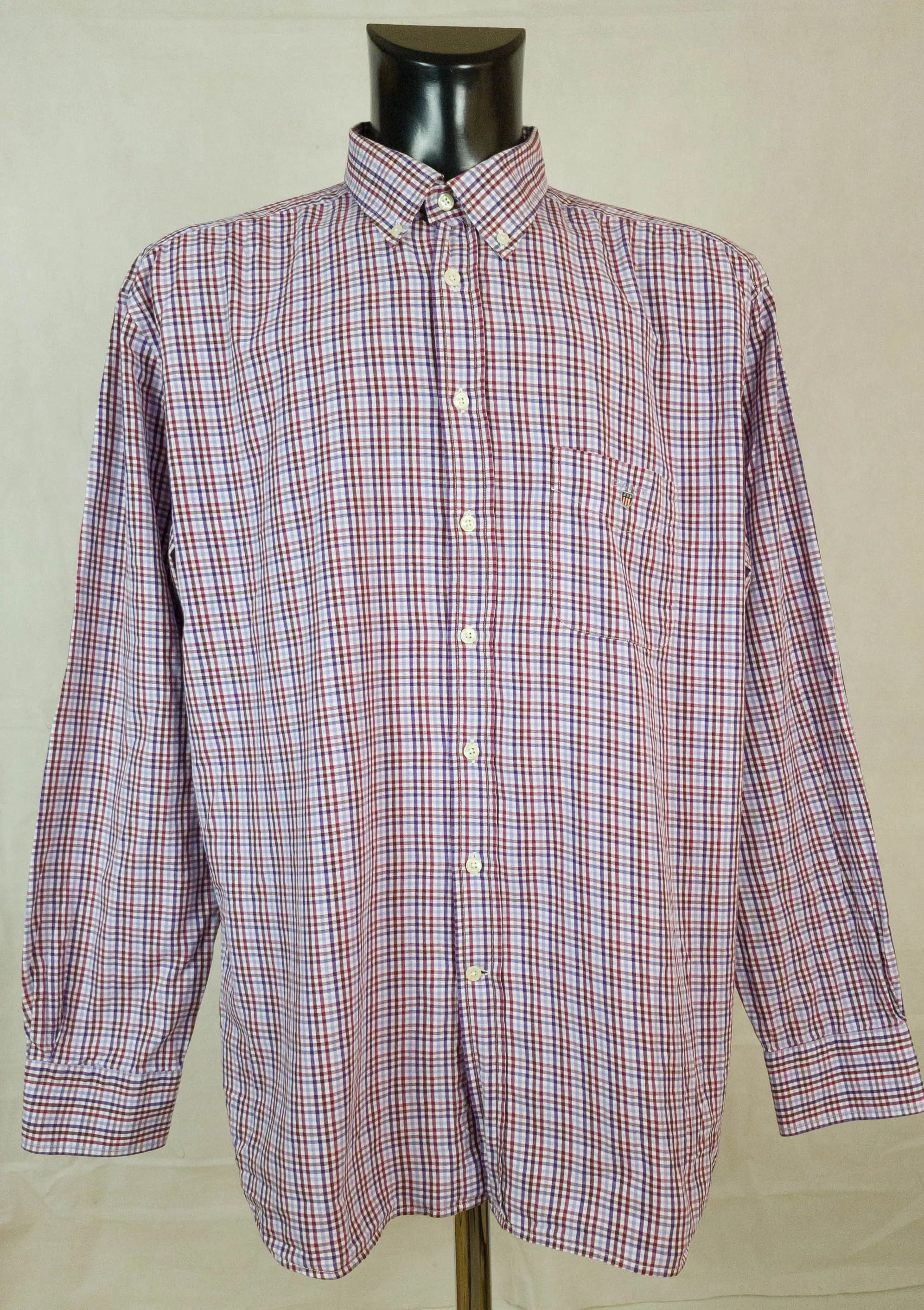 Gant Shirts Button Ups -- MENS GANT SHIRT LONG SLEEVE COTTON SIZE XXL Multi