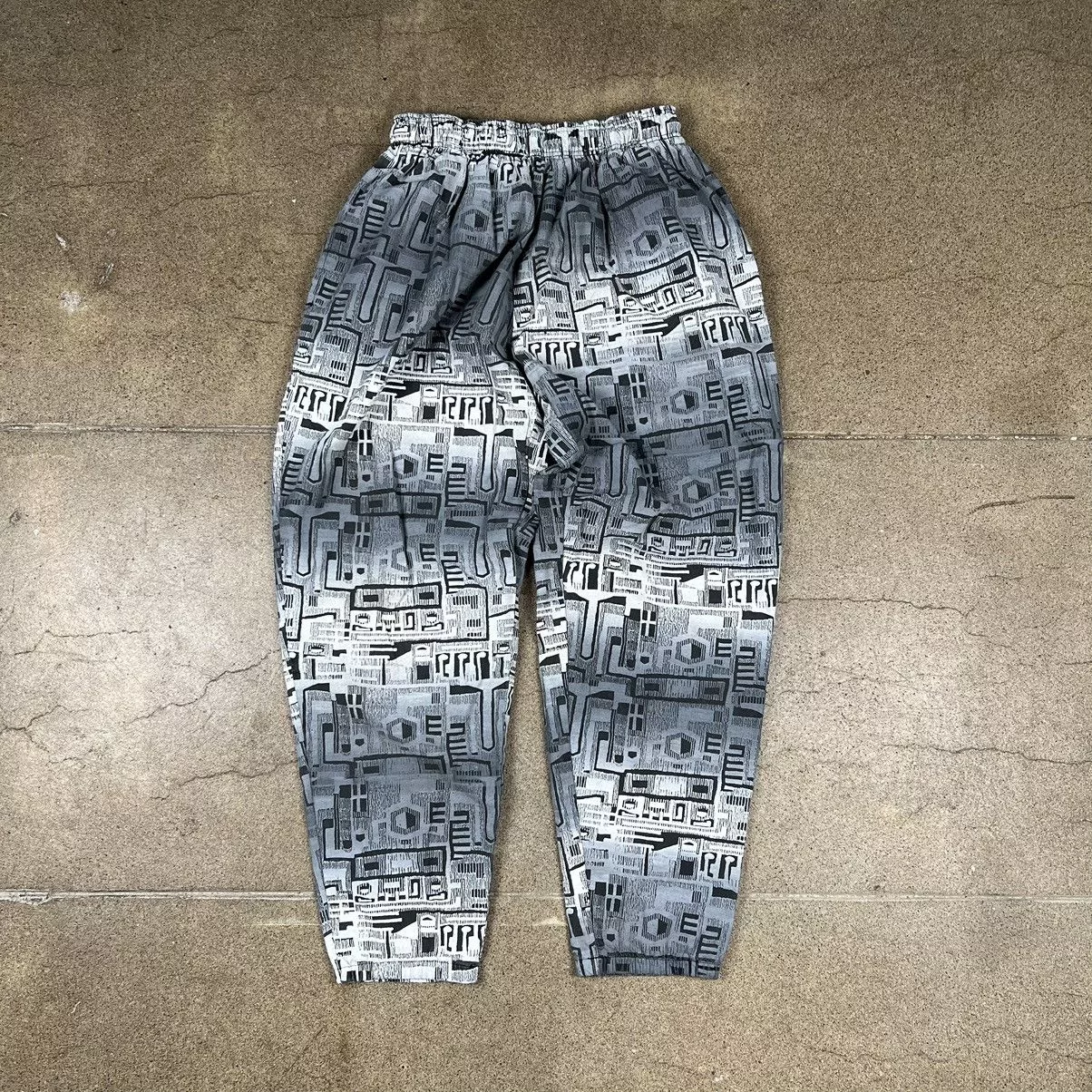 Vintage Casual Pants Vintage 80s baggy mc. hammer parachute pants Black