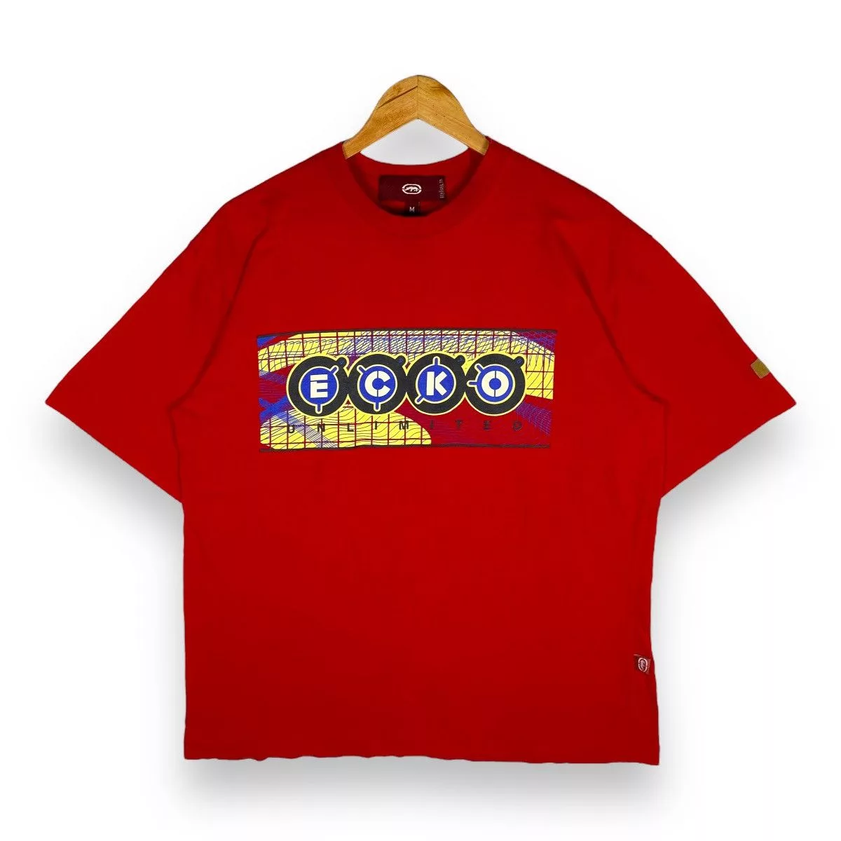 Ecko Unltd. Short Sleeve T Shirts Ecko Unltd. × Vintage VINTAGE ECKO UNLIMITED FALL 2000 ECKO MENS COLLECTION TEE Red